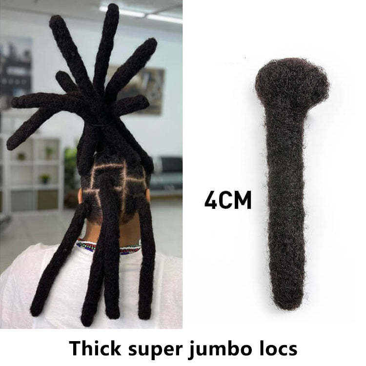 Super jumbo locs dread wicks 4.0cm