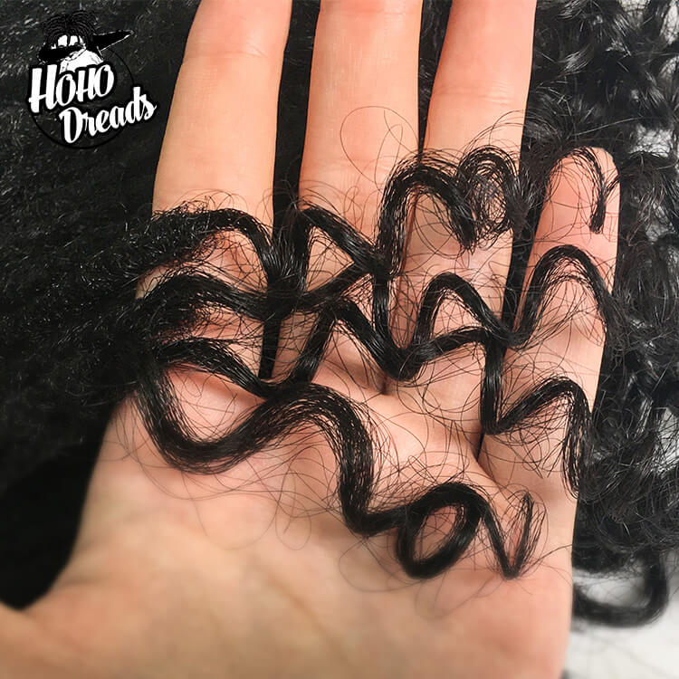 (Pre-sale) Real locs with curly ends